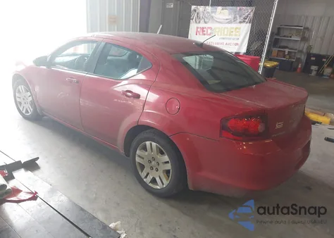 2012 Dodge Avenger Se z USA, uszkodzony, nr VIN 1C3CDZAB7CN238431